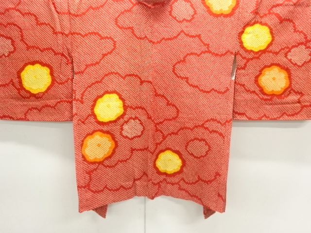 JAPANESE HAORI / ALL SHIBORI / CLOUD & FLOWER